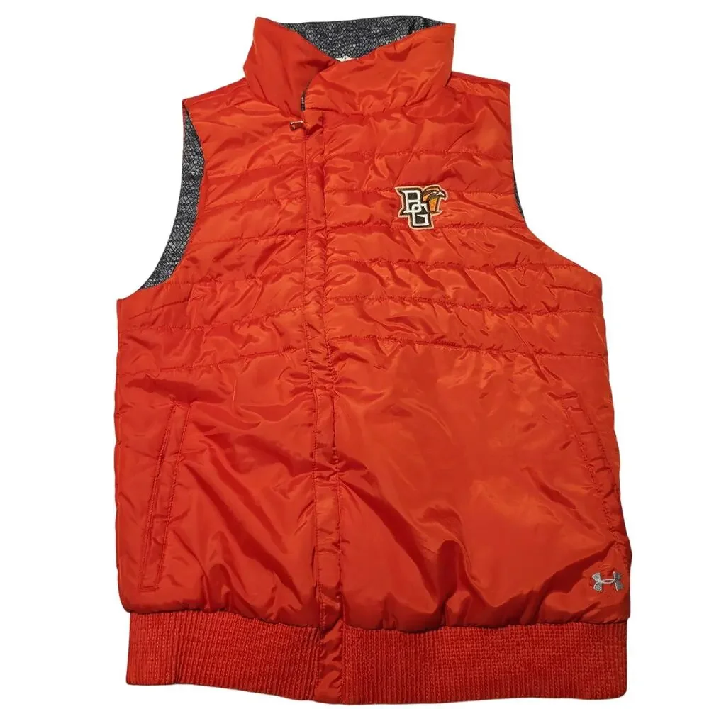 Under Armour Cold Gear Puffer Vest Full Zip Bowling Green Women's Medium NCAA